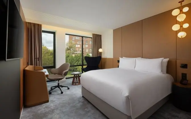 Deluxe Tek Büyük Yataklı Oda, 1 Çift Kişilik Yatak, Şehir Manzaralı
