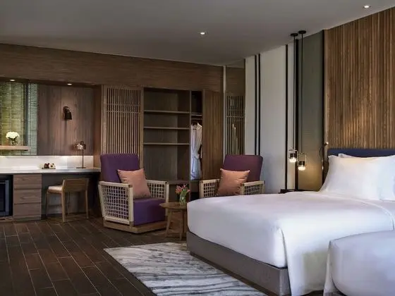 Deluxe Oda, 2 Büyük (Queen) Boy Yatak, Balkon, Deniz Manzaralı (Family)
