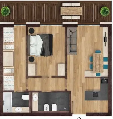 Deluxe Apart Daire