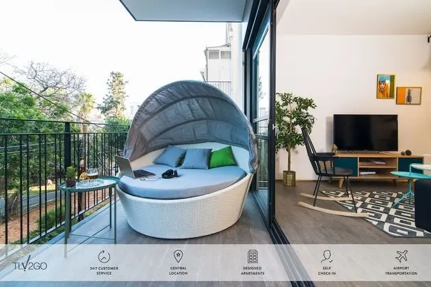Two Bedroom Apartment with Balcony