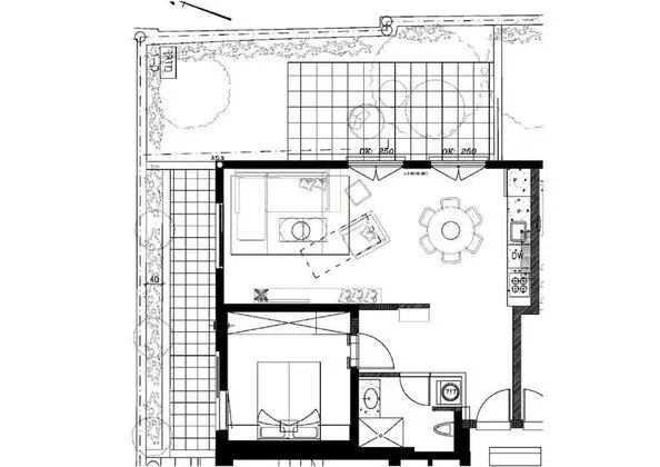 One Bedroom Apartment with Garden