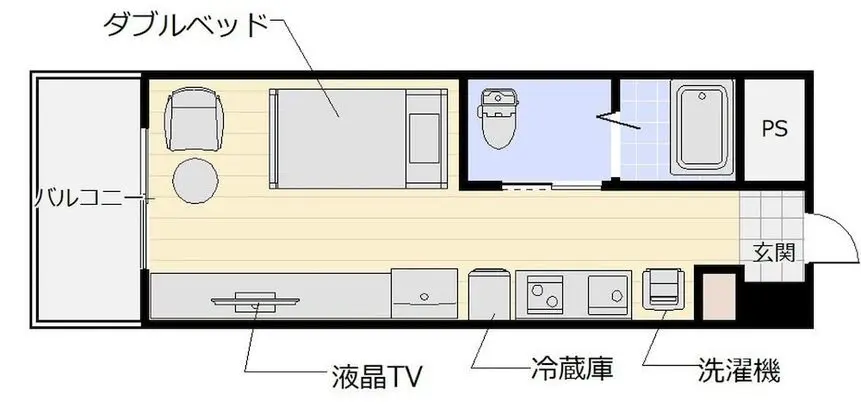 Tek Büyük Yataklı Oda