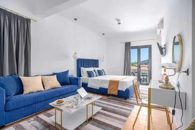 Deluxe Stüdyo Süit, Balkon, Deniz Manzaralı