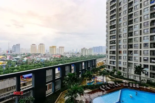 Deluxe Apart Daire, 2 Yatak Odası, Havuz Manzaralı