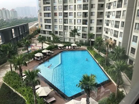 Deluxe Apart Daire, 2 Yatak Odası, Havuz Manzaralı