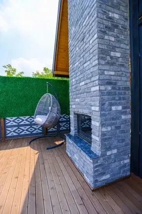 Asma Katlı Bungalow, Doğa Manzaralı, Isıtmalı Özel Havuzlu
