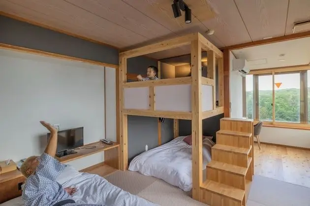 Çatı Katı (Loft), Sigara İçilmez (Mountain Hut style, Bunk Bed)