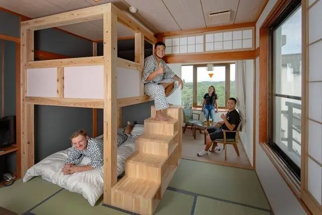 Çatı Katı (Loft), Sigara İçilmez (Mountain Hut style, Bunk Bed)