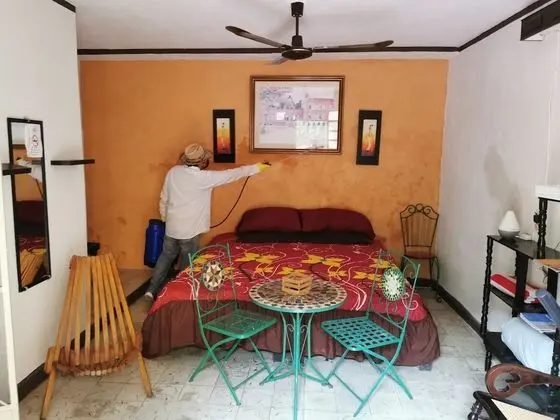 Traditional Üç Kişilik Oda, 1 Yatak Odası, Bahçe Manzaralı, Bahçeli