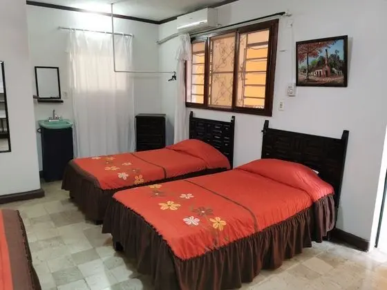 Traditional Üç Kişilik Oda, 1 Yatak Odası, Bahçe Manzaralı, Bahçeli