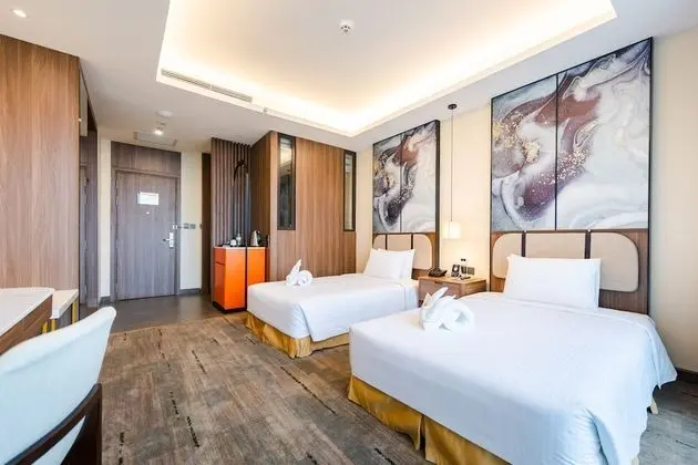 Deluxe Tek Büyük Yataklı Oda, Birden Çok Yatak, Okyanus Manzaralı