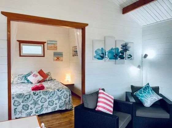 Comfort Kır Evi, 1 En Büyük (King) Boy Yatak, Lagün Manzaralı (Muri Motu Outlook Cottage 1)
