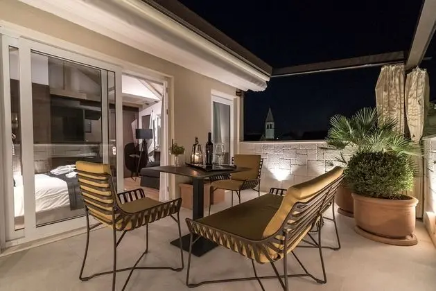 Superior Tek Büyük Yataklı Oda, Teras (Old town view)