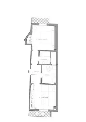 Apart Daire, 1 Yatak Odası, Balkon