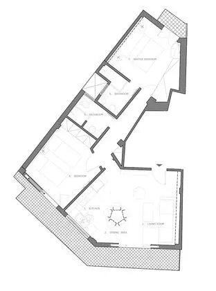 Superior Apart Daire, 2 Yatak Odası, 2 Banyolu