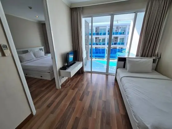 Daire, 2 Yatak Odası, 2 Banyolu, Havuz Manzaralı (D604, Bldg. D, FL 6)