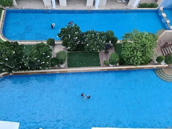 Daire, 2 Yatak Odası, 2 Banyolu, Havuz Manzaralı (D604, Bldg. D, FL 6)