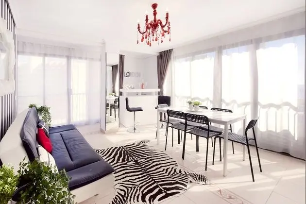 Comfort Apart Daire, 2 Yatak Odası, Mutfak, Plaj Manzaralı