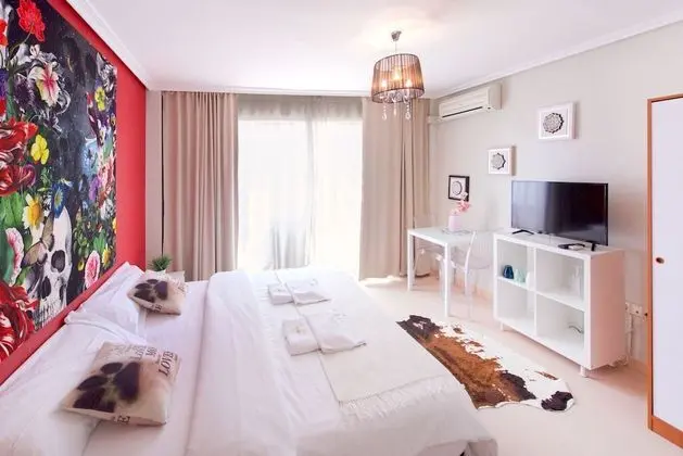 Deluxe Stüdyo, 1 Yatak Odası, Deniz Manzaralı