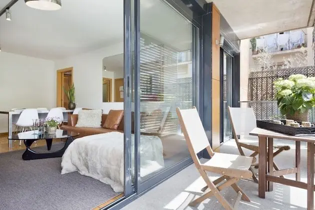 Executive Apart Daire, 3 Yatak Odası, Balkon (Prats de Molló, 18)