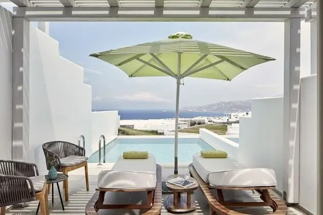 Süit, Kişiye Özel Havuzlu, Deniz Manzaralı (Naia Pool)