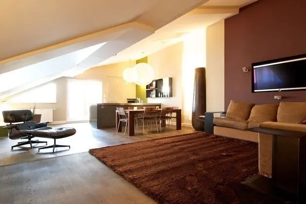 Design Çatı Katı Süiti (Penthouse), 1 Yatak Odası, Teras (Cleaning fee 40 EUR)