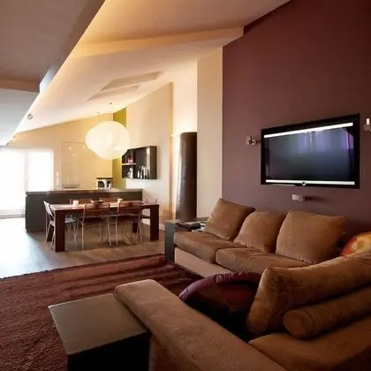 Design Çatı Katı Süiti (Penthouse), 1 Yatak Odası, Teras (Cleaning fee 40 EUR)