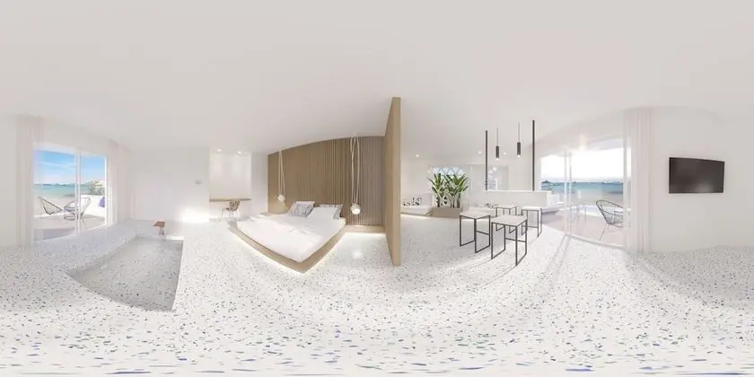 Island Suite with private pool, Hot Tub and Sea View