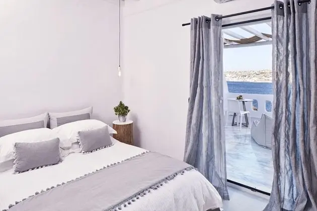 Deluxe Tek Büyük veya İki Ayrı Yataklı Oda, 1 Büyük (Queen) Boy Yatak, Deniz Manzaralı