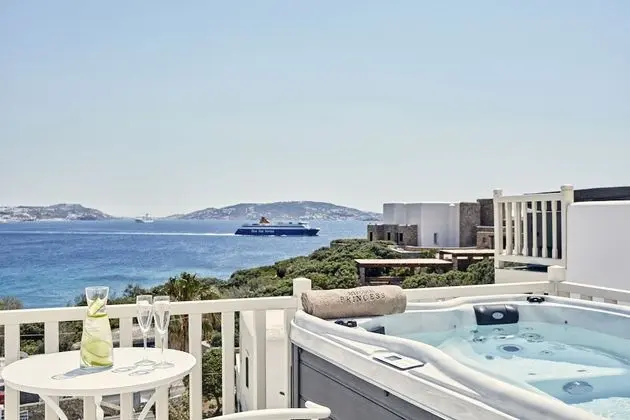 Honeymoon Süit, Sıcak Su Küveti, Deniz Manzaralı (Outdoor)