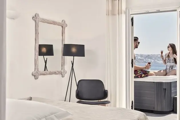 Honeymoon Süit, Sıcak Su Küveti, Deniz Manzaralı (Outdoor)