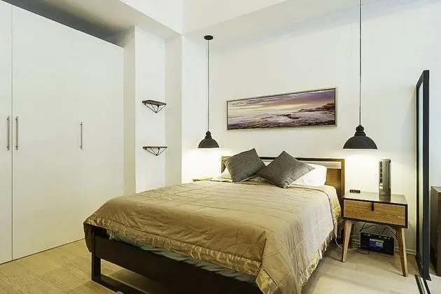 Design Çatı Katı (Loft), 1 Büyük (Queen) Boy Yatak ve Çekyat, Mutfak