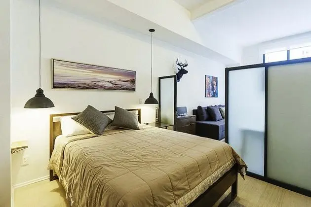Design Çatı Katı (Loft), 1 Büyük (Queen) Boy Yatak ve Çekyat, Mutfak