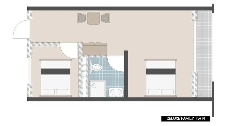 Deluxe Family Twin Room