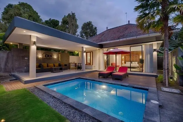 Luxury Villa, 1 Yatak Odası, Kişiye Özel Havuzlu, Havuz Manzaralı
