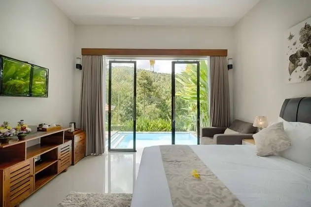 Luxury Süit, 1 Yatak Odası, Kişiye Özel Havuzlu, Vadi Manzaralı