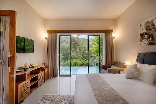 Luxury Süit, 1 Yatak Odası, Kişiye Özel Havuzlu, Vadi Manzaralı