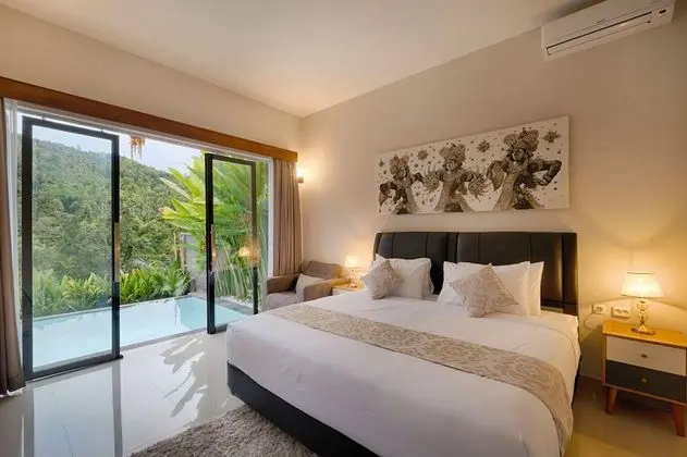 Luxury Süit, 1 Yatak Odası, Kişiye Özel Havuzlu, Vadi Manzaralı