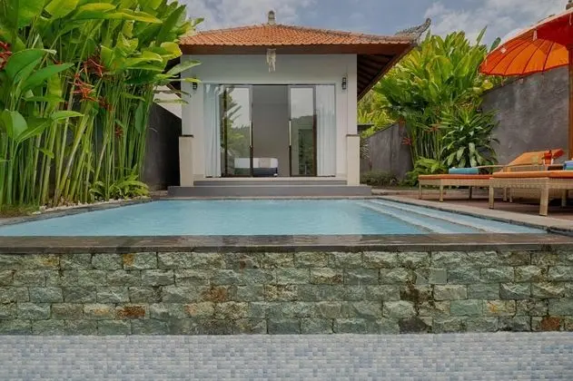 Luxury Süit, 1 Yatak Odası, Kişiye Özel Havuzlu, Vadi Manzaralı