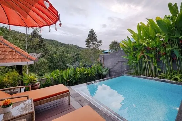 Luxury Süit, 1 Yatak Odası, Kişiye Özel Havuzlu, Vadi Manzaralı