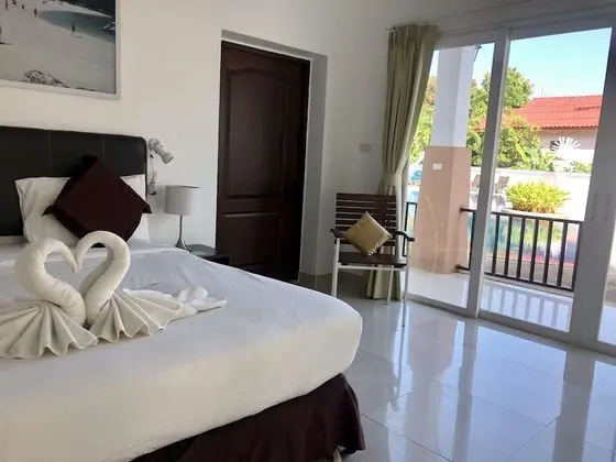 Premium Apart Daire, 2 Yatak Odası, Havuz Manzaralı, Zemin Kat