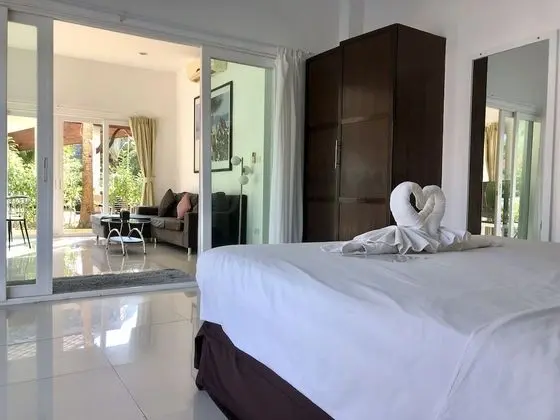 Premium Apart Daire, 2 Yatak Odası, Havuz Manzaralı, Zemin Kat