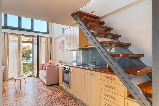 Deluxe Apart Daire, 1 Yatak Odası, Deniz Manzaralı (Corali)