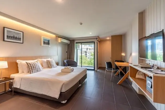 Deluxe Oda, 1 En Büyük (King) Boy Yatak, Balkon
