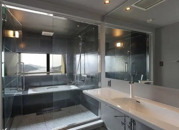Premium Oda, Sigara İçilmez (JuniorSuite w/partially open air bath)