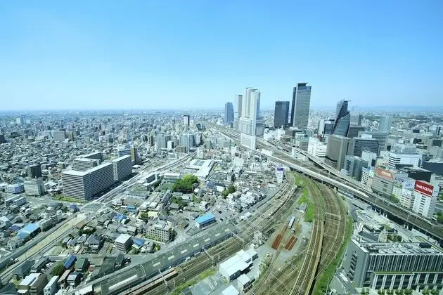 Deluxe İki Ayrı Yataklı Oda, Sigara İçilmez, Şehir Manzaralı (Lounge Access, Nagoya Station view)