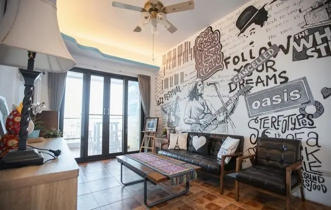 Deluxe Dört Kişilik Oda, 2 Çift Kişilik Yatak, Sigara İçilmez