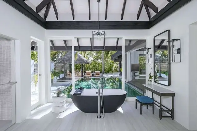 Beach House with Pool