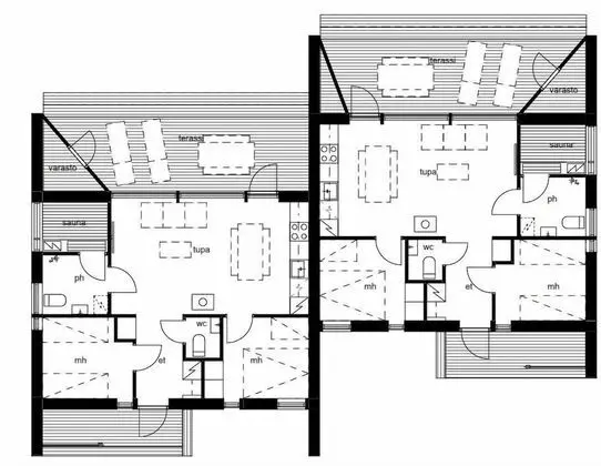 Deluxe Villa, 2 Yatak Odası, Sauna