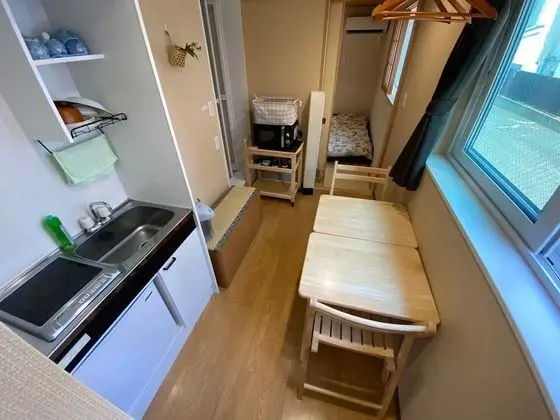 Traditional Oda, Küçük Mutfak (Japanese Style, 2Guests,1 Extra Futon)
